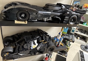 LEGO iconic large batmobiles